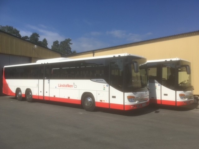 Gustavssons Busstrafik AB bussar i Jönköping 2 st Setra 417UL